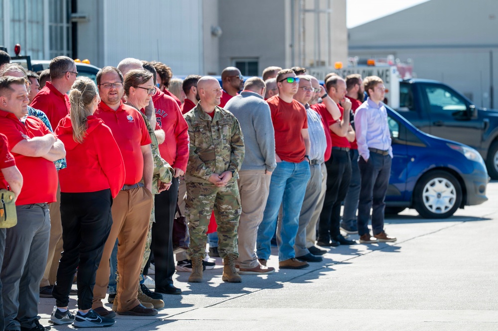 T-7A Red Hawk Lands at Wright-Patterson AFB; AFLCMC Program Office
