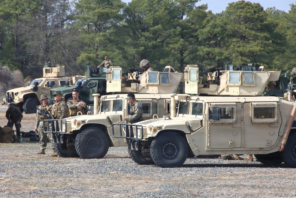 JB MDL- USMC MARINE CALFEX, Crew Gunnery