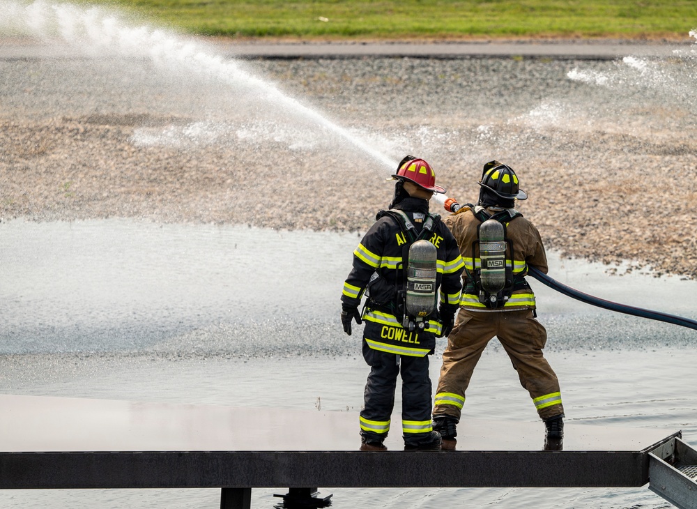 Delaware Air National Guardsmen Conduct Aircraft Live Fire Training at Dover Air Force Base