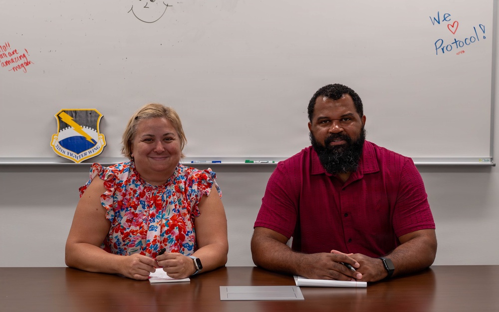 325 Fighter Wing protocol team delivers precision behind the scenes