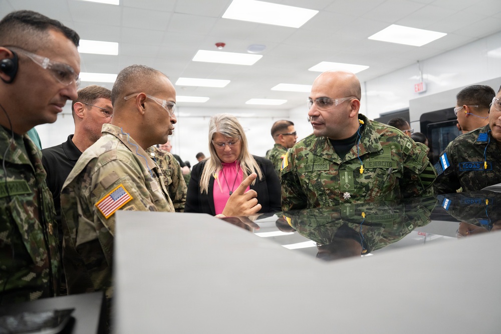 Students from the Joint Logistics and Security Assistance Course (JLSAC) visited Marine Corps Logistics Command