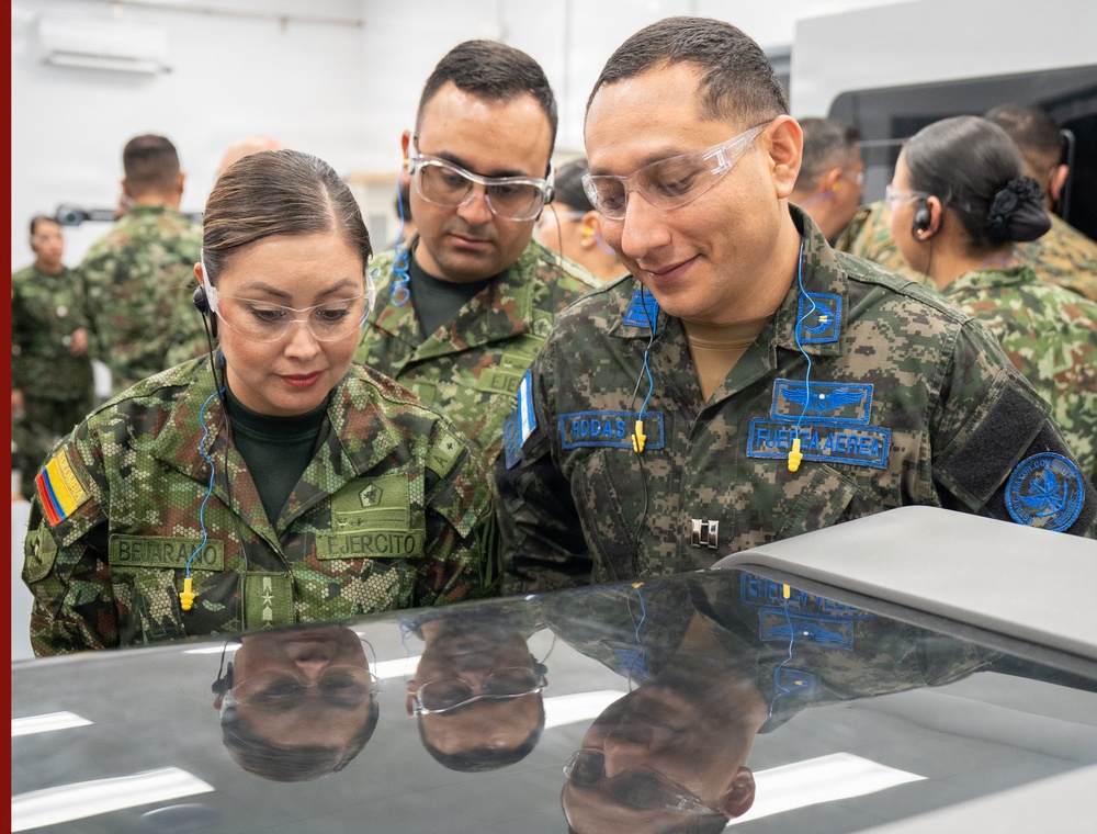Students from the Joint Logistics and Security Assistance Course (JLSAC) visited Marine Corps Logistics Command