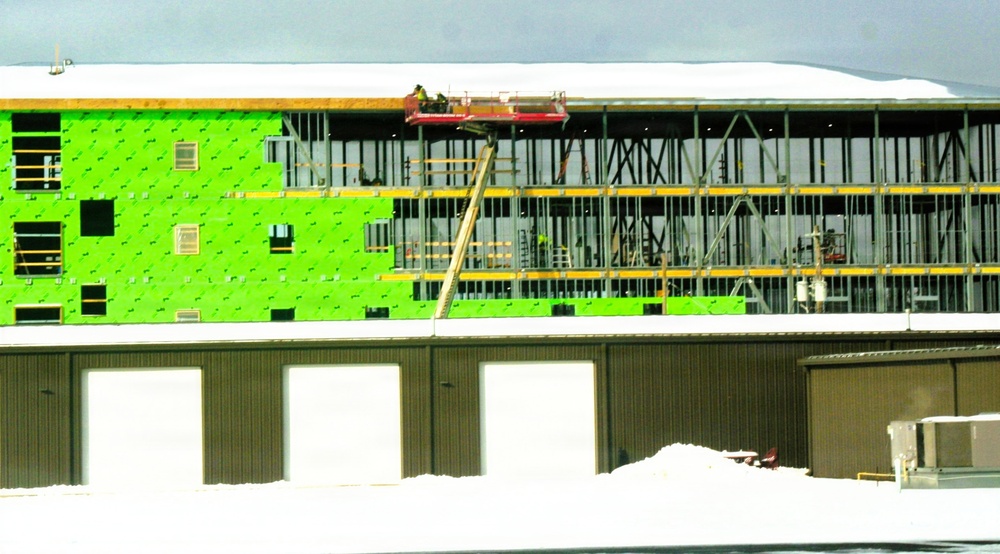 February 2026 construction operations of $55.75 million Collective Training Officers Quarters Project at Fort McCoy