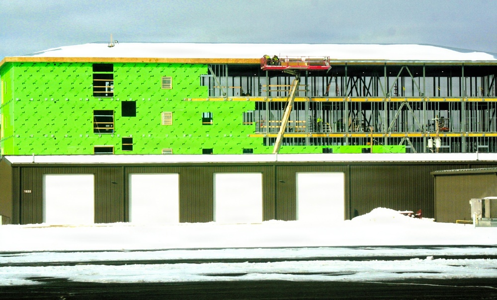 February 2026 construction operations of $55.75 million Collective Training Officers Quarters Project at Fort McCoy