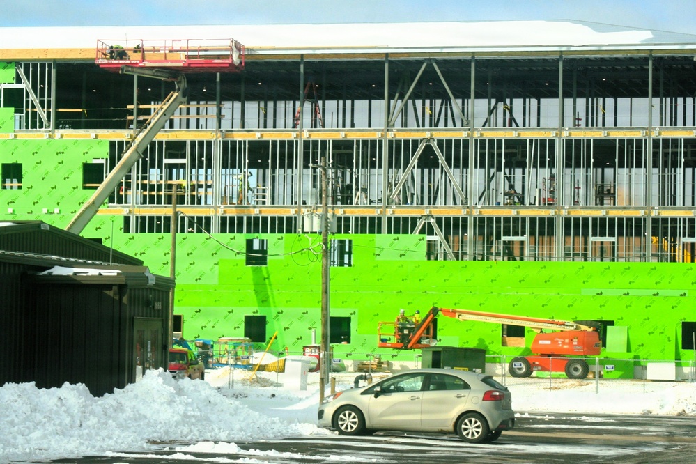 February 2026 construction operations of $55.75 million Collective Training Officers Quarters Project at Fort McCoy