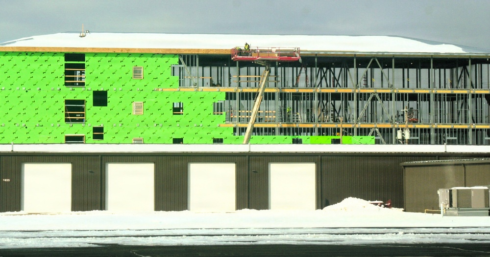 February 2026 construction operations of $55.75 million Collective Training Officers Quarters Project at Fort McCoy