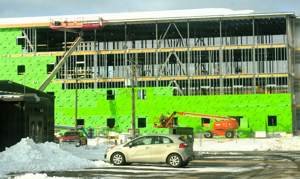 February 2026 construction operations of $55.75 million Collective Training Officers Quarters Project at Fort McCoy