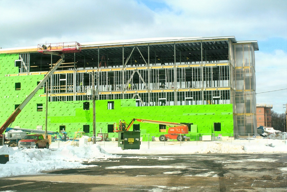 February 2026 construction operations of $55.75 million Collective Training Officers Quarters Project at Fort McCoy