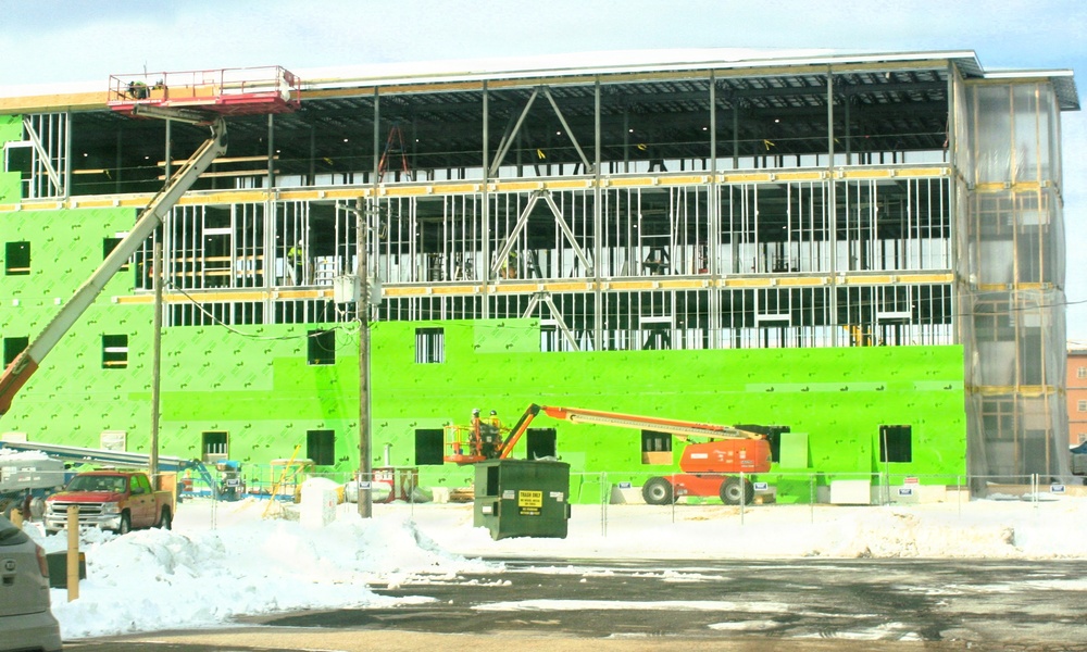 February 2026 construction operations of $55.75 million Collective Training Officers Quarters Project at Fort McCoy