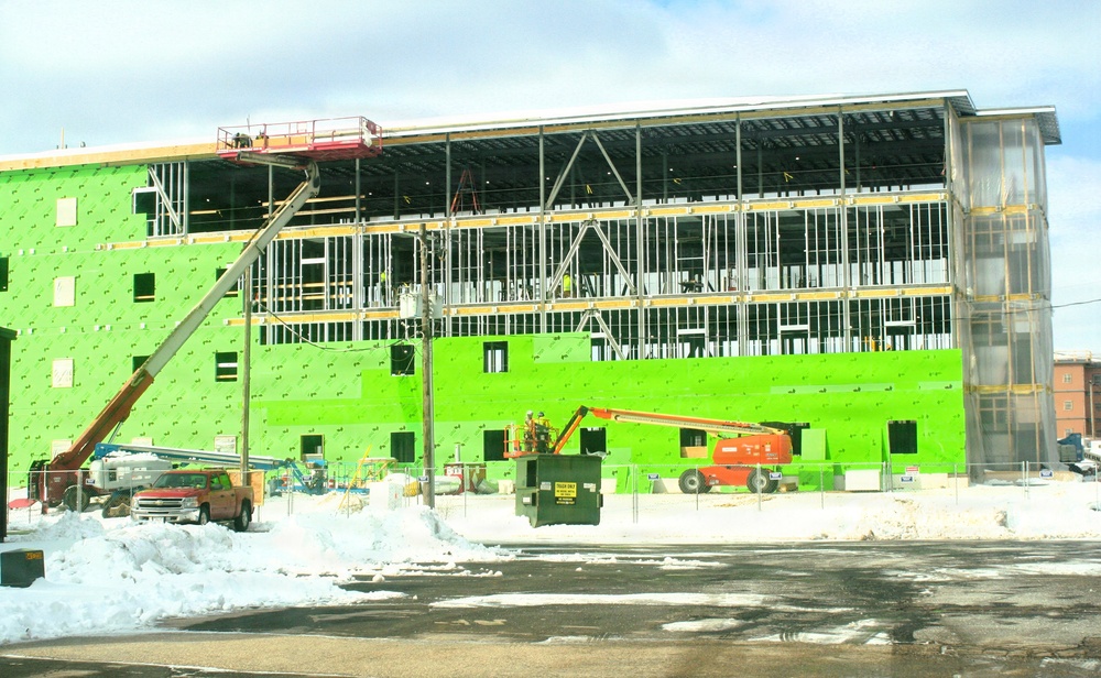 February 2026 construction operations of $55.75 million Collective Training Officers Quarters Project at Fort McCoy