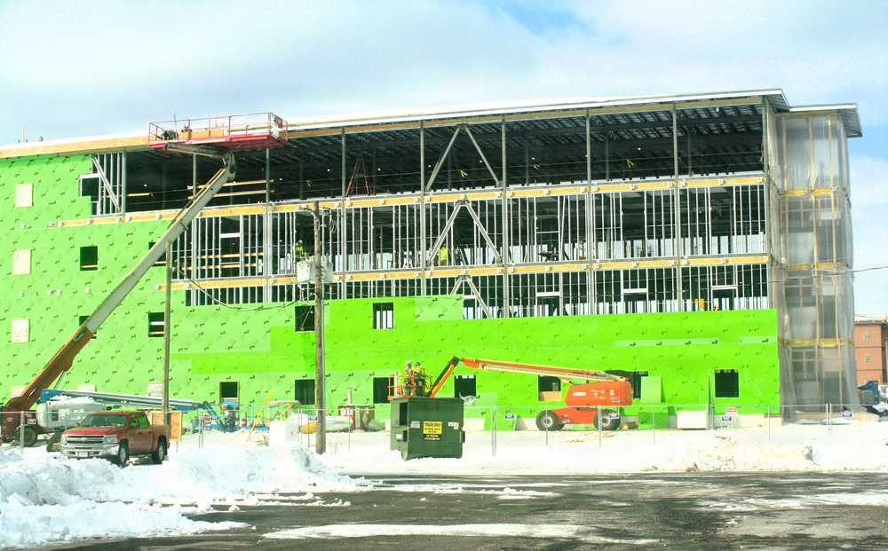 February 2026 construction operations of $55.75 million Collective Training Officers Quarters Project at Fort McCoy