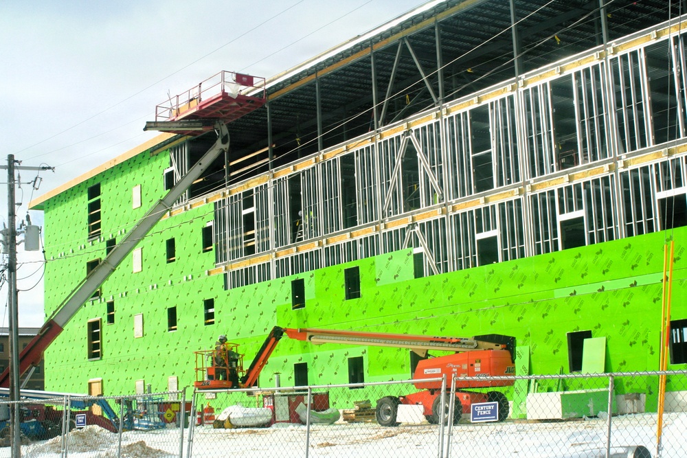 February 2026 construction operations of $55.75 million Collective Training Officers Quarters Project at Fort McCoy