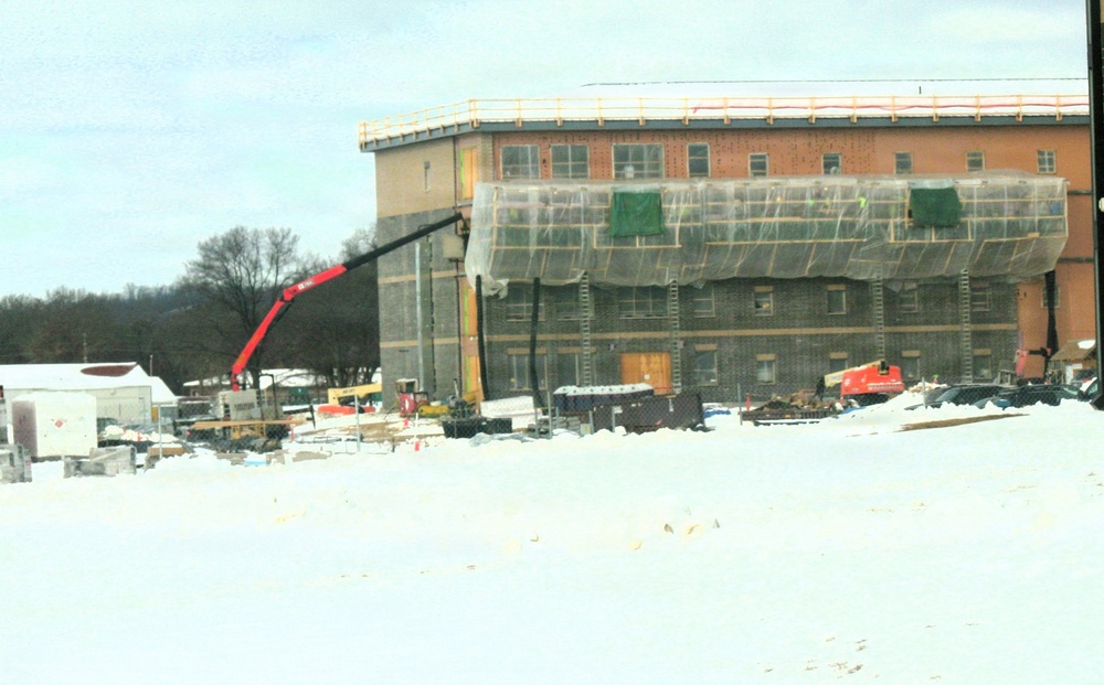 February 2026 construction operations of $55.75 million Collective Training Officers Quarters Project at Fort McCoy