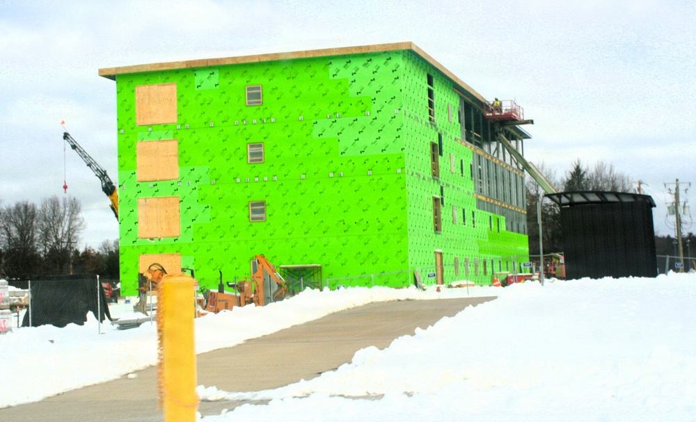 February 2026 construction operations of $55.75 million Collective Training Officers Quarters Project at Fort McCoy