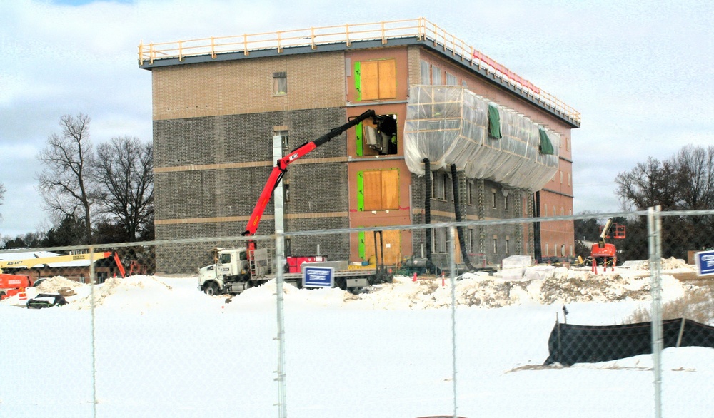 February 2026 construction operations of $55.75 million Collective Training Officers Quarters Project at Fort McCoy