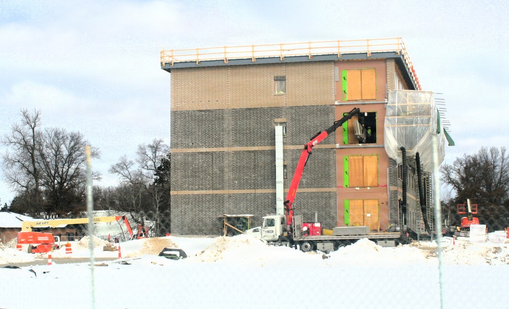 February 2026 construction operations of $55.75 million Collective Training Officers Quarters Project at Fort McCoy