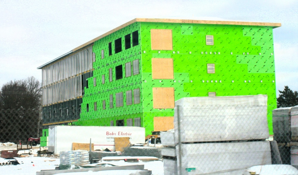 February 2026 construction operations of $55.75 million Collective Training Officers Quarters Project at Fort McCoy