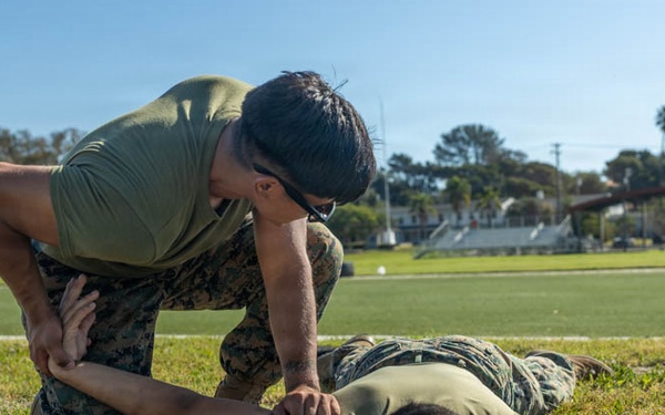 CLB-7 Marines Refine Non-Lethal Response Techniques