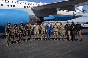 President Trump Gaggles on Air Force One, Apr. 25, 2025