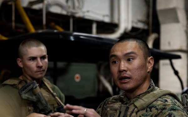 11th MEU Marines, Sailors Conduct Infantry Training Aboard USS Boxer