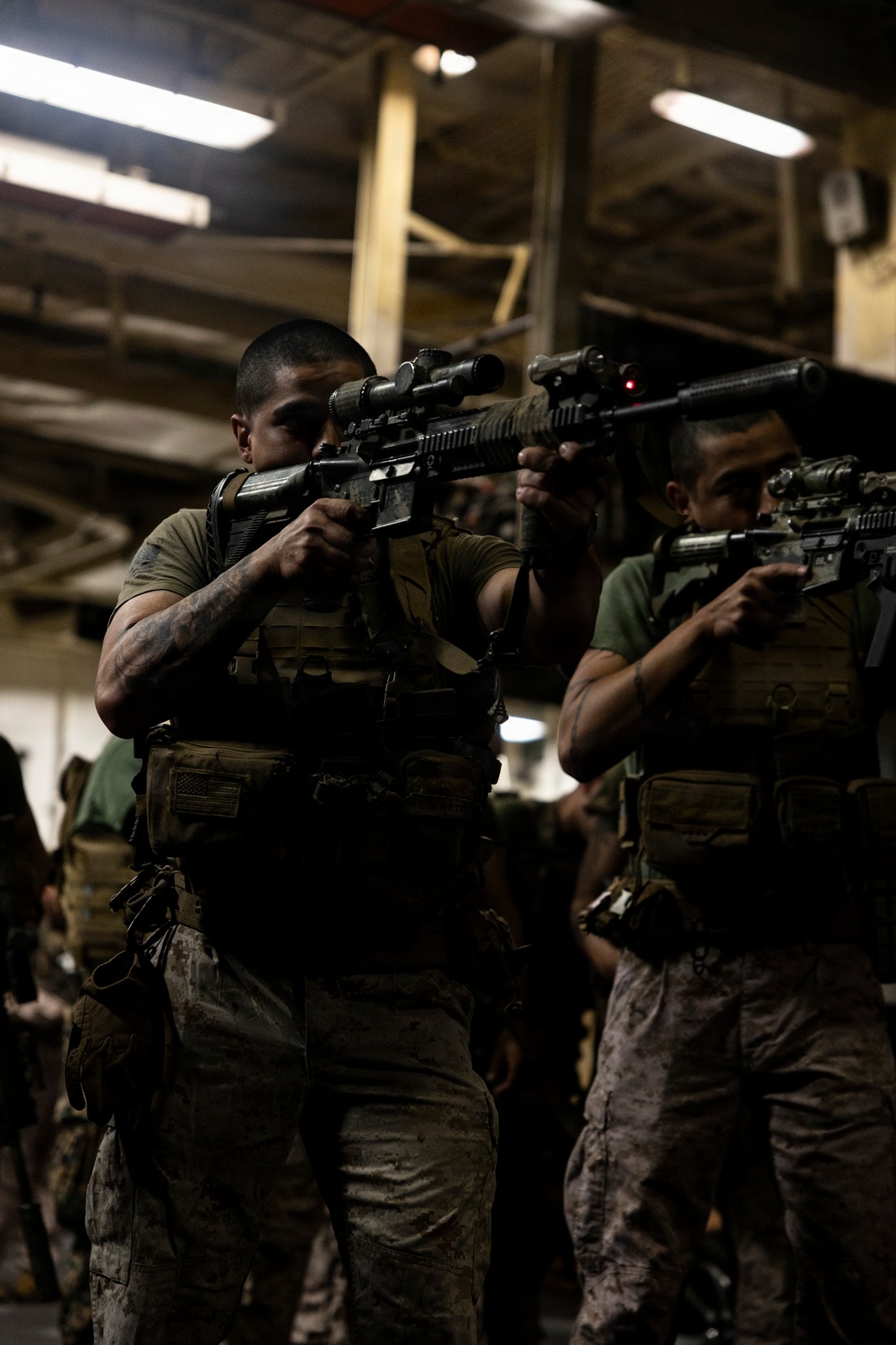 11th MEU Marines, Sailors Conduct Infantry Training Aboard USS Boxer