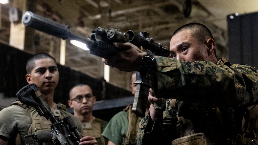 11th MEU Marines, Sailors Conduct Infantry Training Aboard USS Boxer