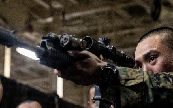 11th MEU Marines, Sailors Conduct Infantry Training Aboard USS Boxer