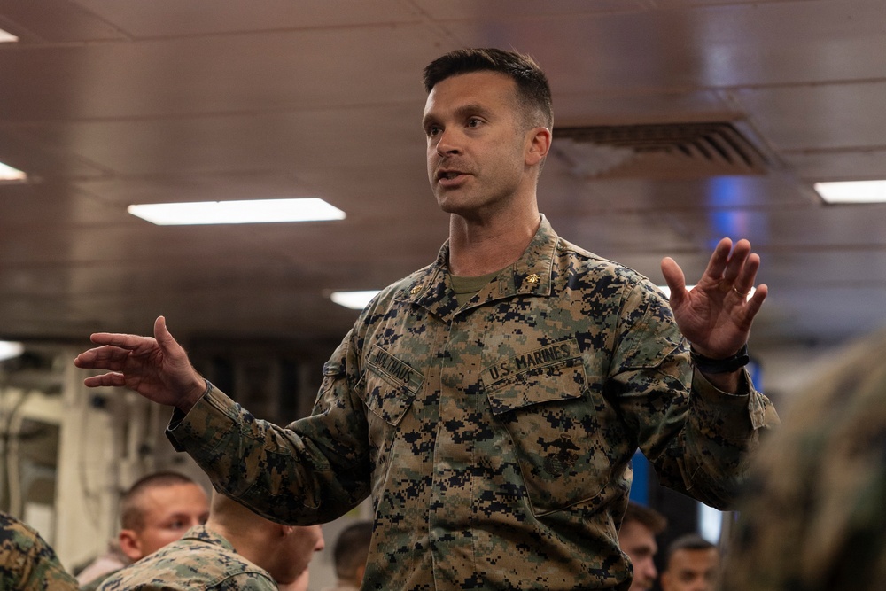 11th MEU Marines, Sailors Conduct Judiciary Training Event Aboard USS Boxer