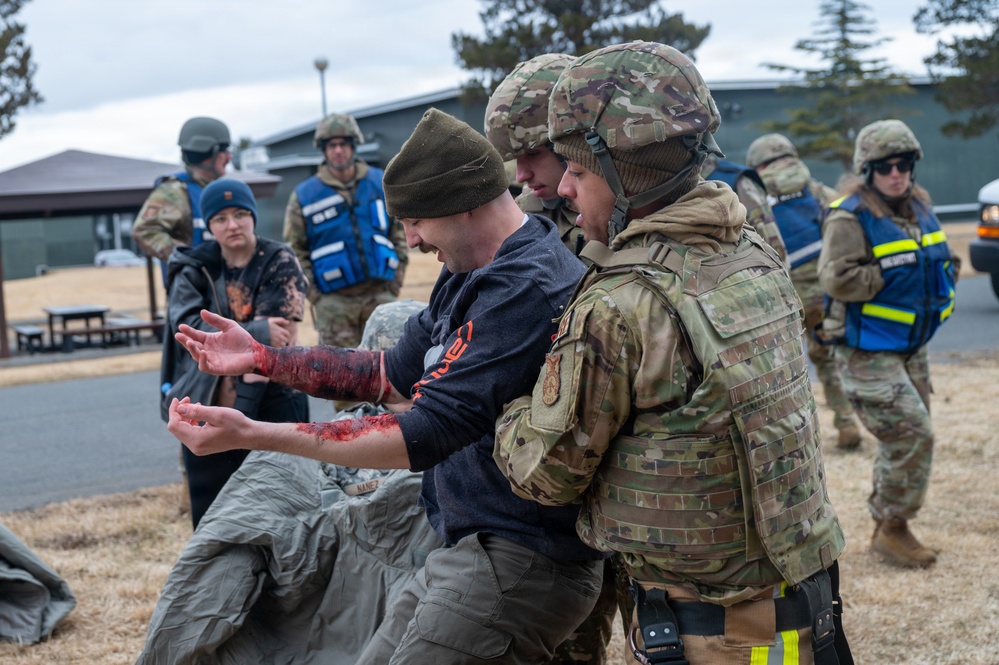 Team Misawa tests contingency readiness in Exercise Beverly Midnight