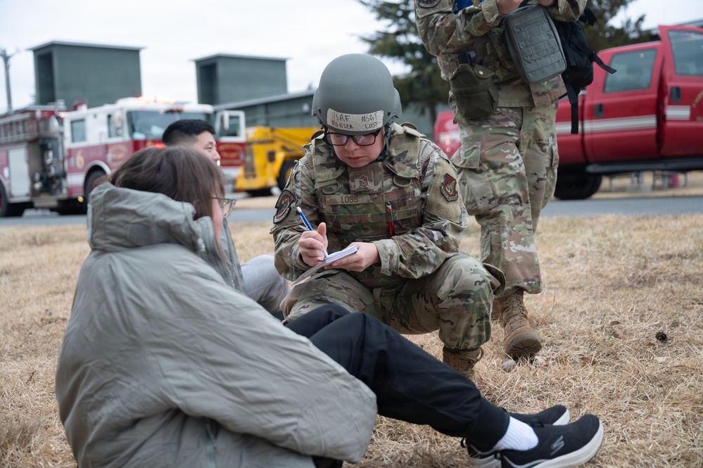 Team Misawa tests contingency readiness in Exercise Beverly Midnight