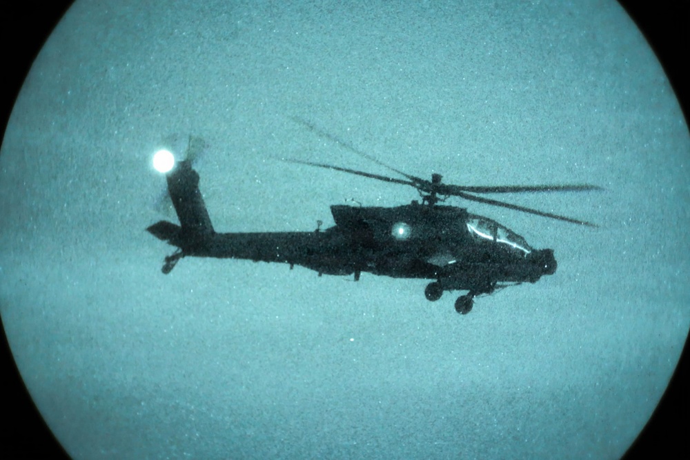 AH-64 Apache Winter Aerial Gunnery