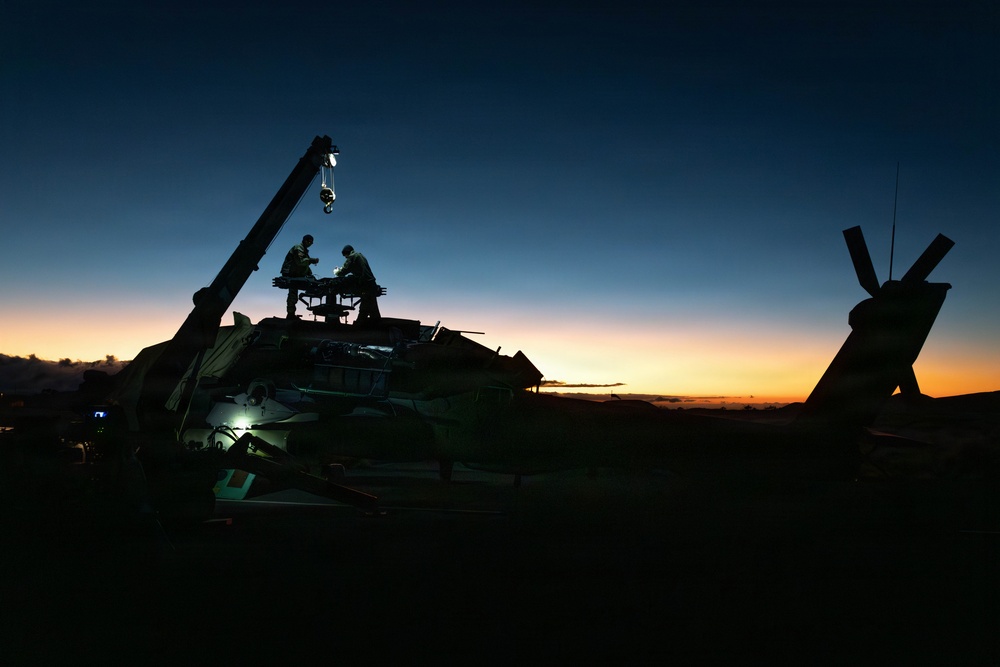 AH-64 Apache Winter Aerial Gunnery