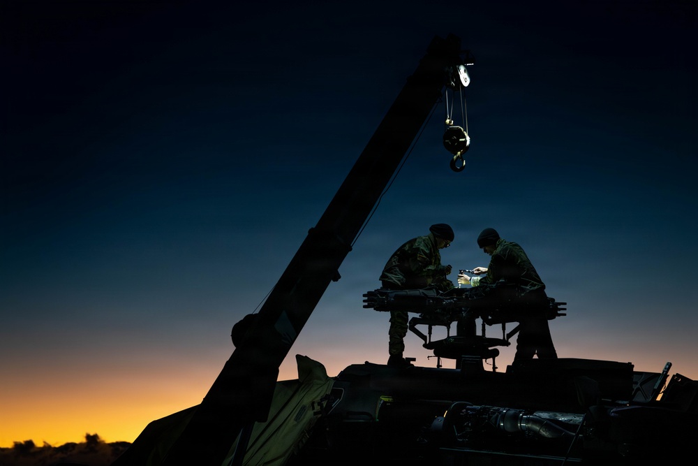 AH-64 Apache Winter Aerial Gunnery