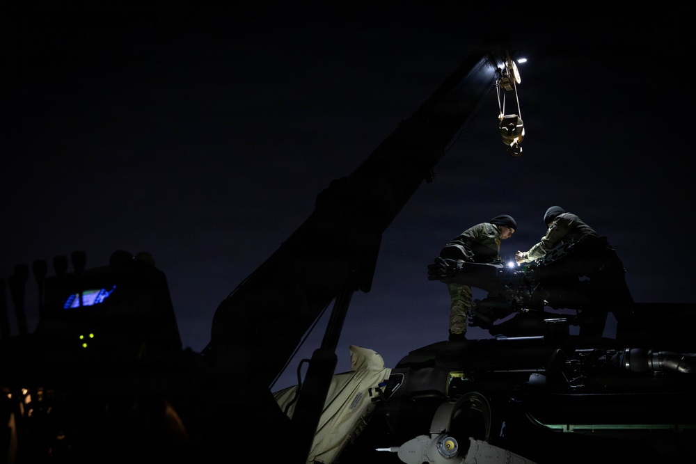 AH-64 Apache Winter Aerial Gunnery