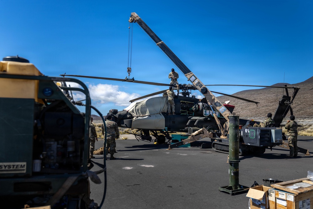 AH-64 Apache Winter Aerial Gunnery