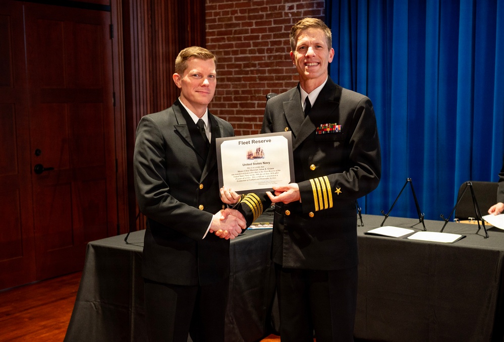 MUCM Adam Grimm Retirement Ceremony