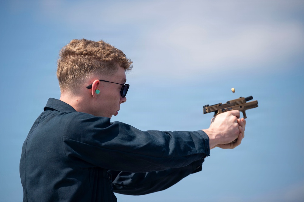 Live Fire Exercise Aboard USS Blue Ridge