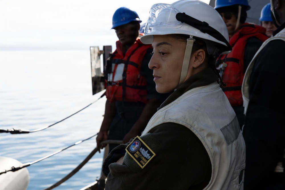 USS Portland Sailors and Marines Conduct Routine Operations