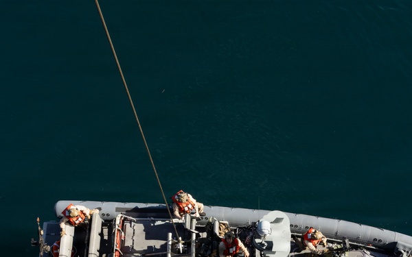 USS Portland Sailors and Marines Conduct Routine Operations