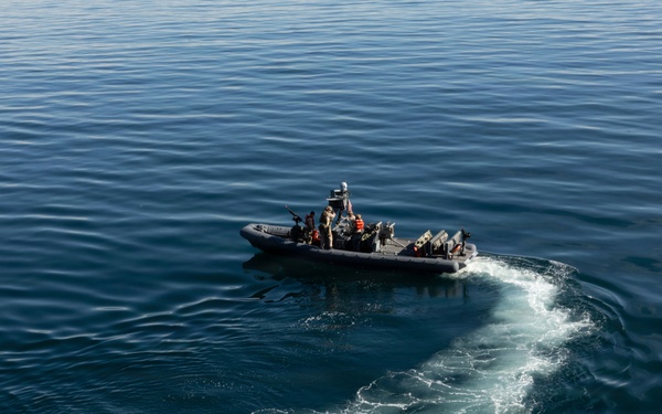 USS Portland Sailors and Marines Conduct Routine Operations