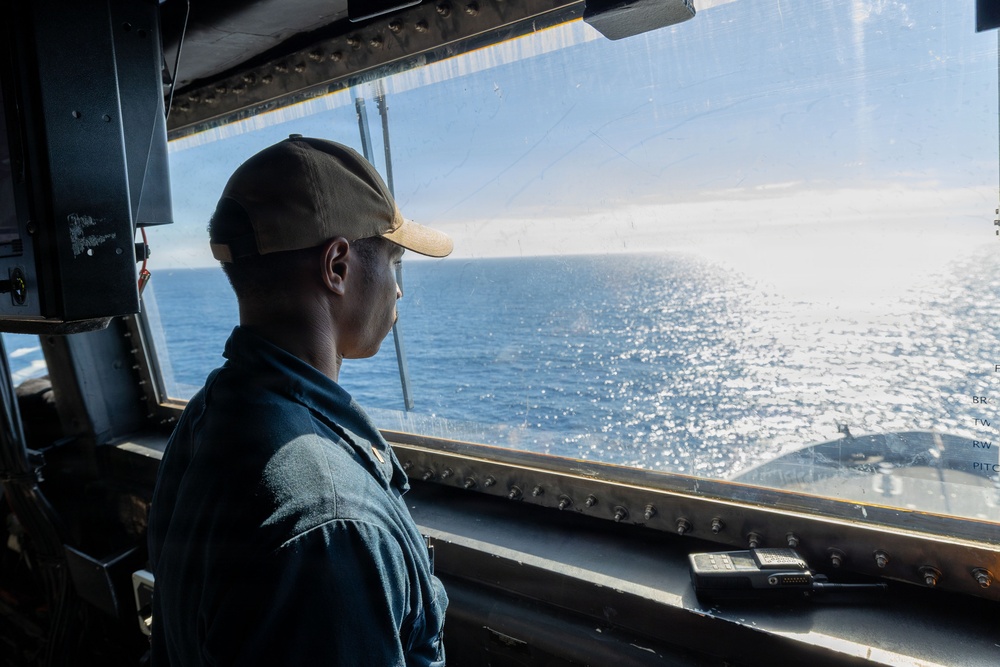 USS Portland Sailors and Marines Perform Daily Tasks and Watch Standing