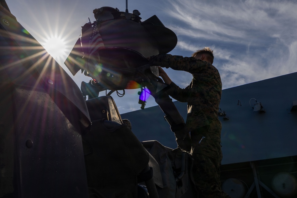USS Portland Sailors and Marines Perform Maintenance and Daily Tasks