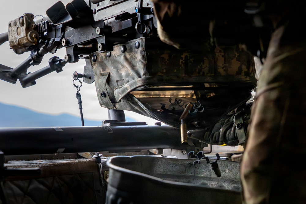 CH-47 Chinook Winter Aerial Gunnery