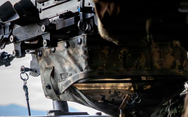 CH-47 Chinook Winter Aerial Gunnery