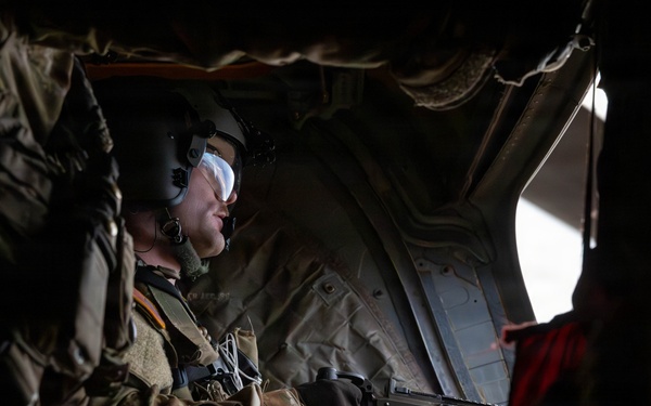 CH-47 Chinook Winter Aerial Gunnery
