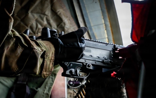 CH-47 Chinook Winter Aerial Gunnery