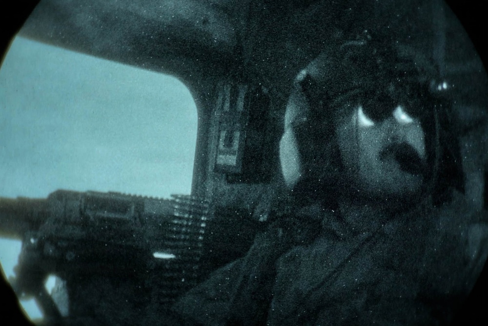 CH-47 Chinook Winter Aerial Gunnery