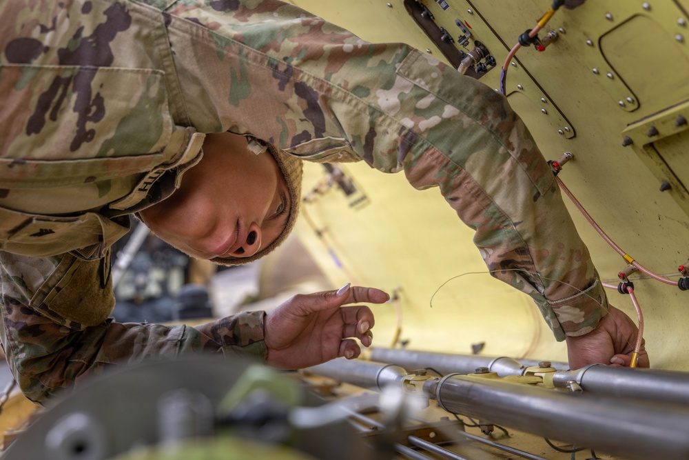 CH-47 Chinook Winter Aerial Gunnery