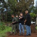 Hawaii National Governor, Adjutant General and state officials evaluate Waialua flood recovery