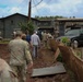 Governor, Adjutant General and state officials evaluate Waialua flood recovery